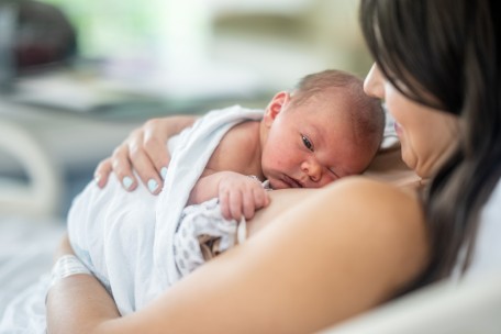 Madre e figlio dopo il parto